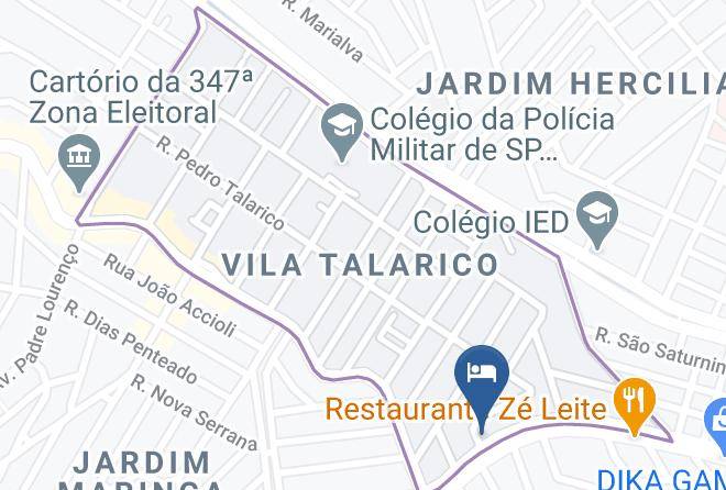 Sao Paulo Vila Matilde - Hotel Talisma Maps