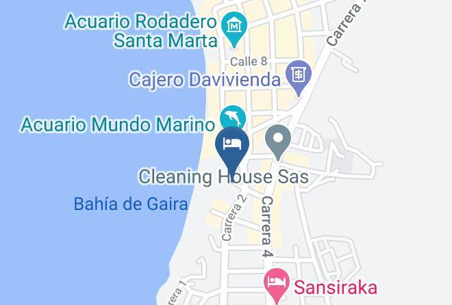 Santa Marta - Hotel Tamaca Beach Resort Maps