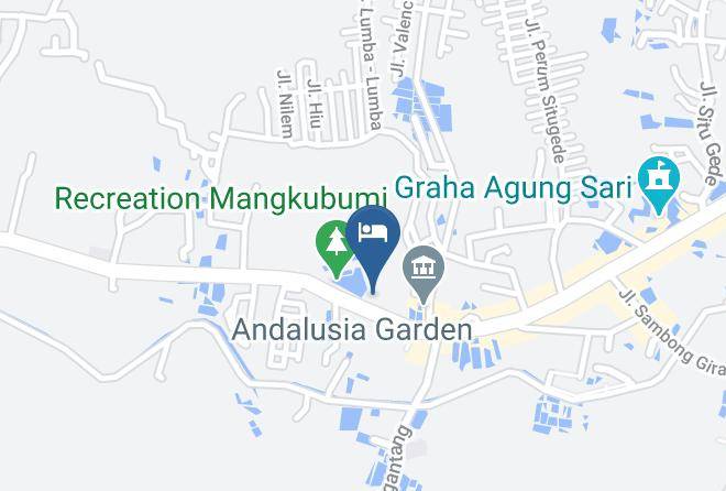 Kota Tasikmalaya - Hotel Taman Mangkubumi Indah Maps