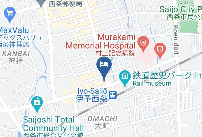 Saijo City - Hotel Tamanoya Saijyo Maps