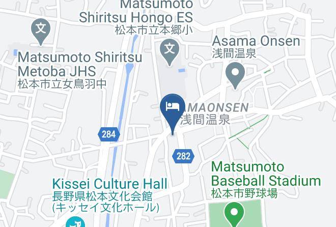 Matsumoto City - Hotel Tamanoyu Maps