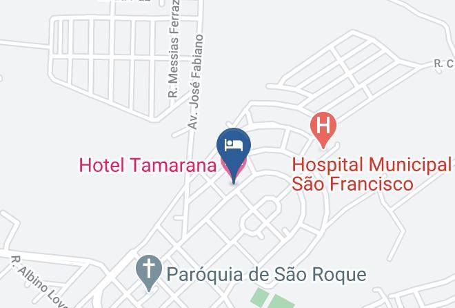Hotel Tamarana Map