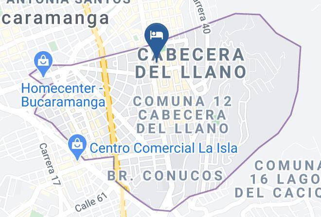 Bucaramanga - Hotel Tamarindo Bucaramanga Maps