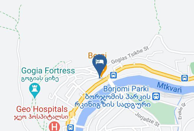 Borjomi - Hotel Tamarioni Maps
