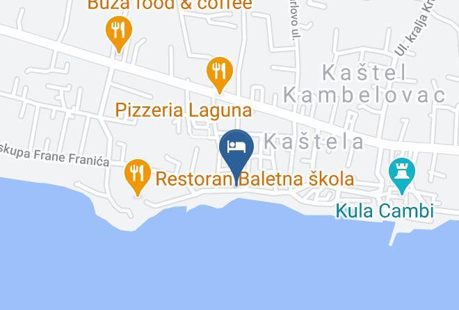 Kastela - Hotel Tamaris & Restaurant Tamaris & Caffe Bar Tamaris Maps