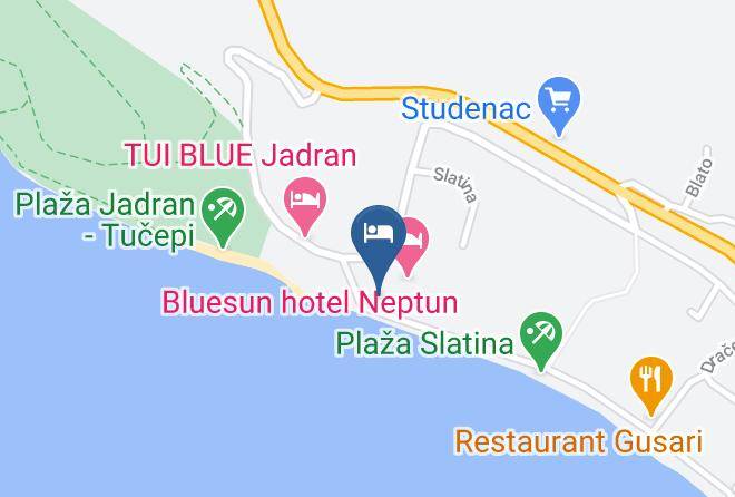Tucepi - Hotel Tamaris Maps