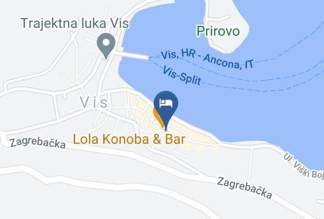 Vis - Hotel Tamaris Maps