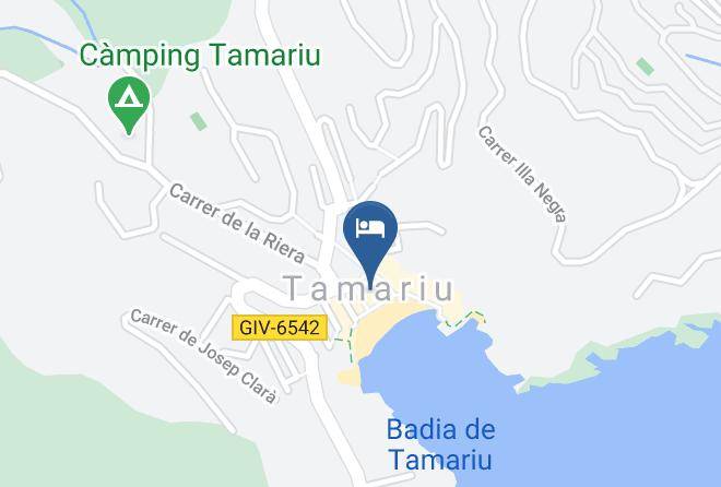 Girona - Hotel Tamariu Restaurant Maps