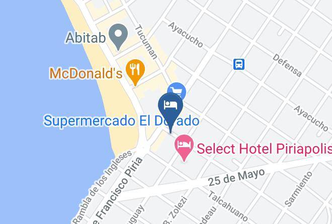 Piriapolis - Hotel Tamariz Maps