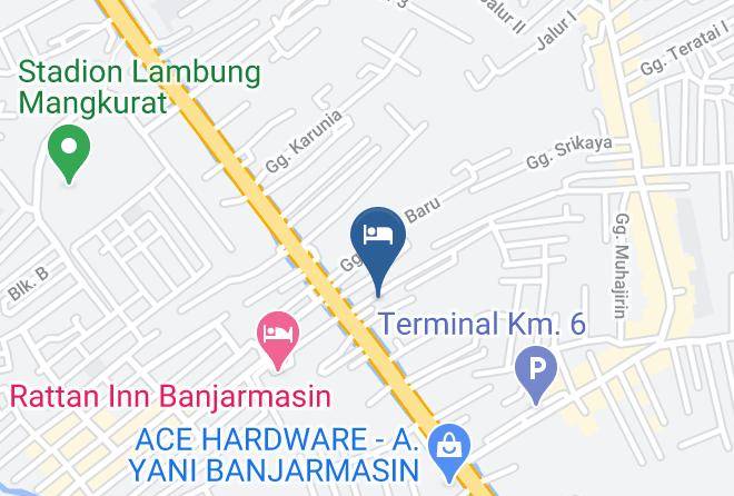Banjarmasin - Hotel Tambangan Maps
