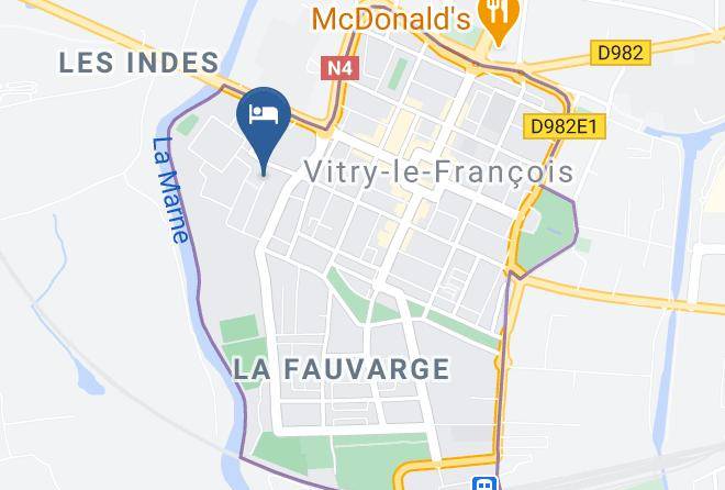 Marne - Hotel Tambourin Maps