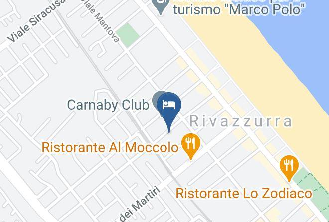 Rimini - Hotel Tamburini Maps