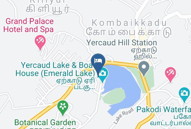 Yercaud - Hotel Tamil Nadu In Yercaud Maps