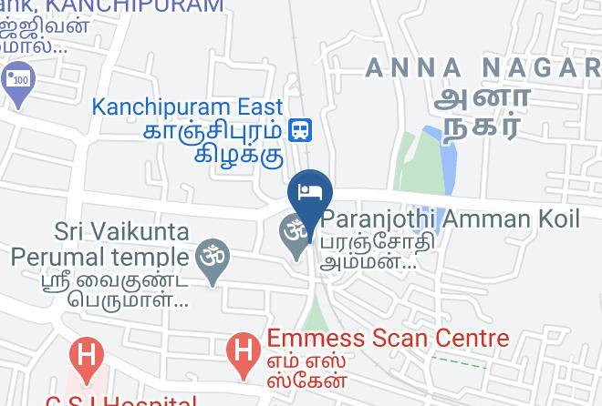 Kanchipuram - Hotel Tamil Nadu Maps