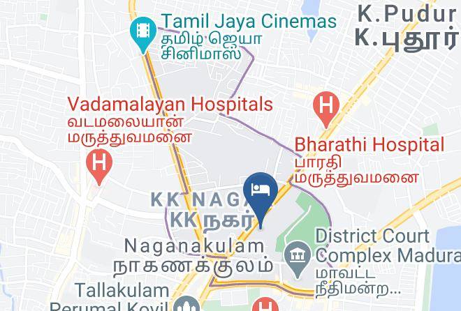 Madurai - Hotel Tamilnadu Madurai 2 Maps