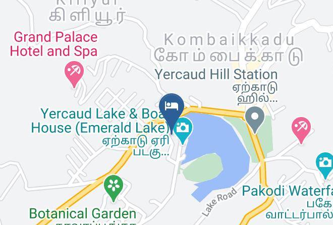 Yercaud - Hotel Tamilnadu Maps