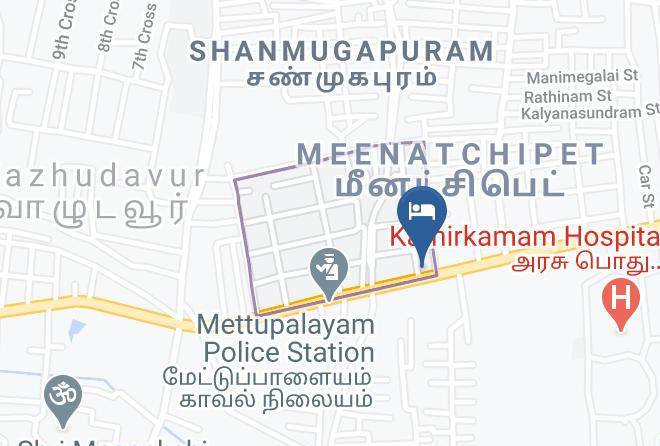 Shanmugapuram - Hotel Tamizh Park Maps