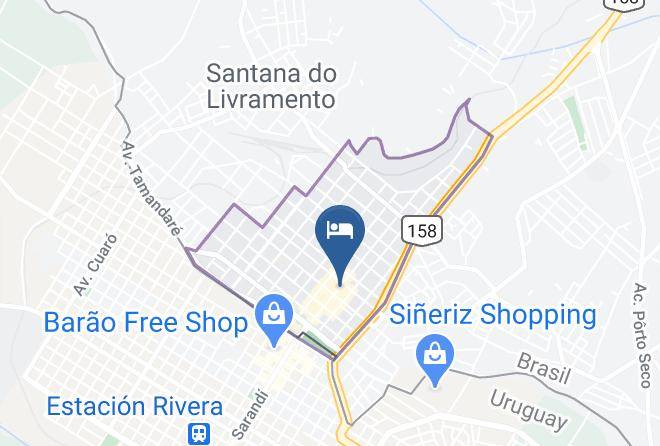 Santana Do Livramento - Hotel Tamoio Maps