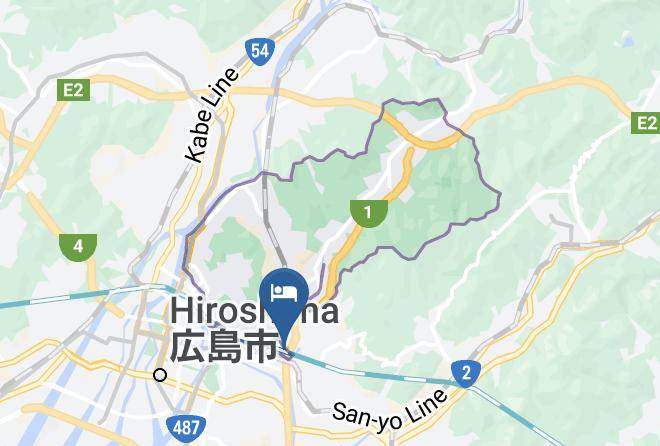 Hiroshima City Higashi Ward - Hotel Tamy Tenjingawa Maps