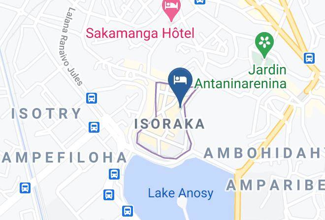 Antananarivo Renivohitra - Hotel Tana Jacaranda Maps