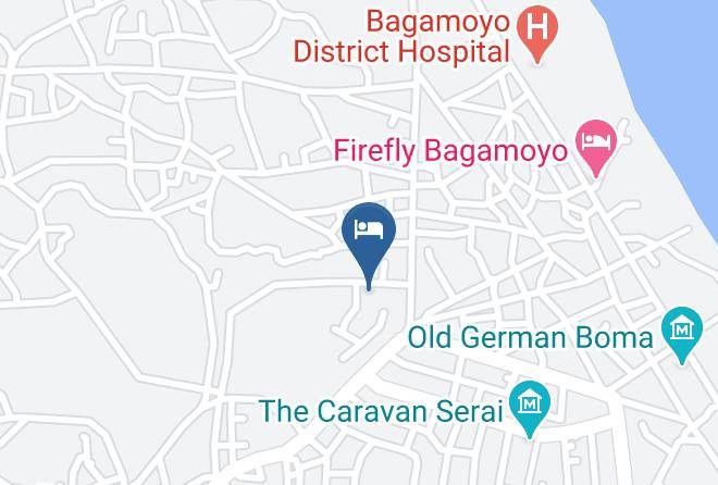Bagamoyo - Hotel Tanamera Maps