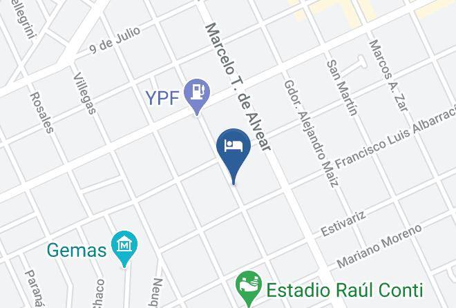Biedma Department - Hotel Tandil Maps