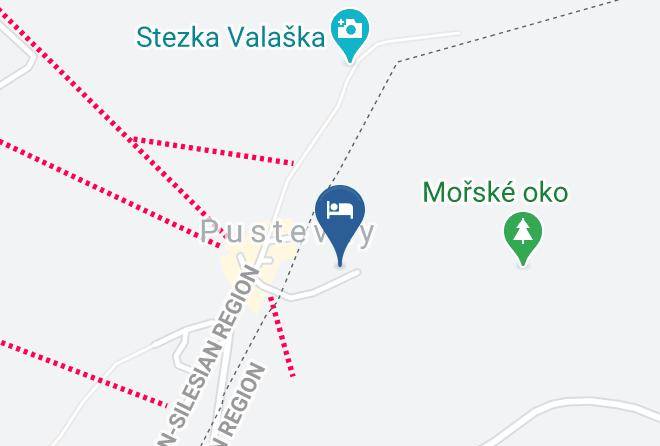 Vsetin - Hotel Tanecnica Maps