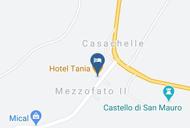 Cosenza - Hotel Tania Maps