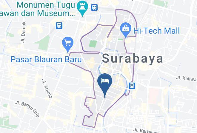 Kota Surabaya - Hotel Tanjung Surabaya Maps