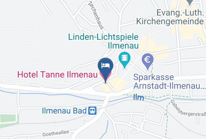 Ilm Kreis - Hotel Tanne Ilmenau Maps