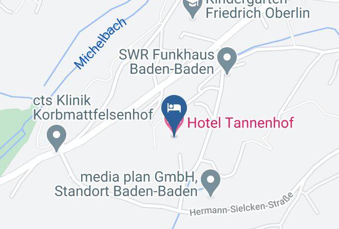 Baden Baden - Hotel Tannenhof Maps