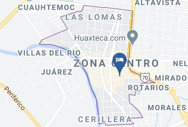 Ciudad Valles - Hotel Tanos Maps