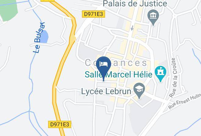 Hotel Tanquerey De La Rochaisiere Map