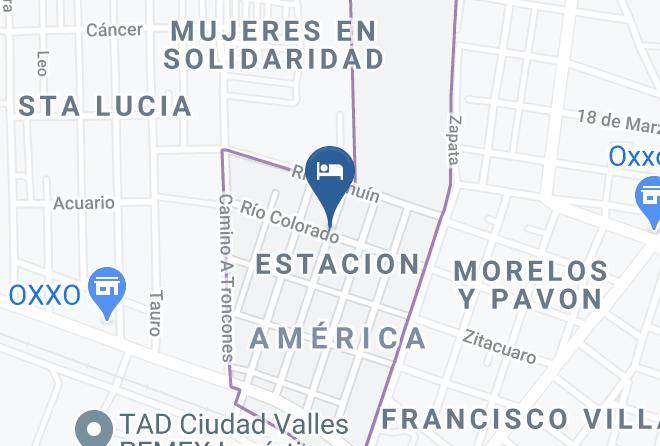 Ciudad Valles - Hotel Tantala Maps