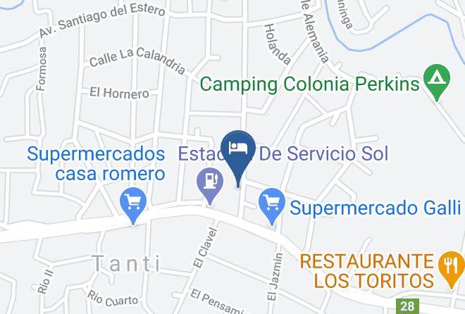 Punilla Department - Hotel Tanti Paradise Maps
