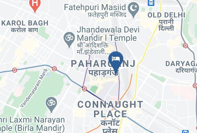 Paharganj - Hotel Tanya Maps