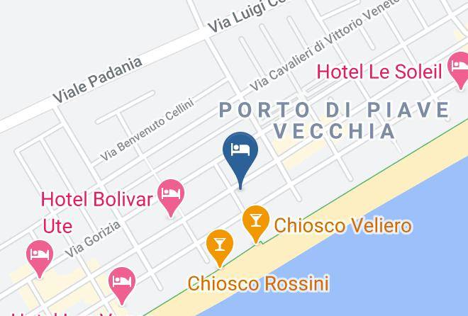 Venice - Hotel Taormina Jesolo 2 Stelle Maps
