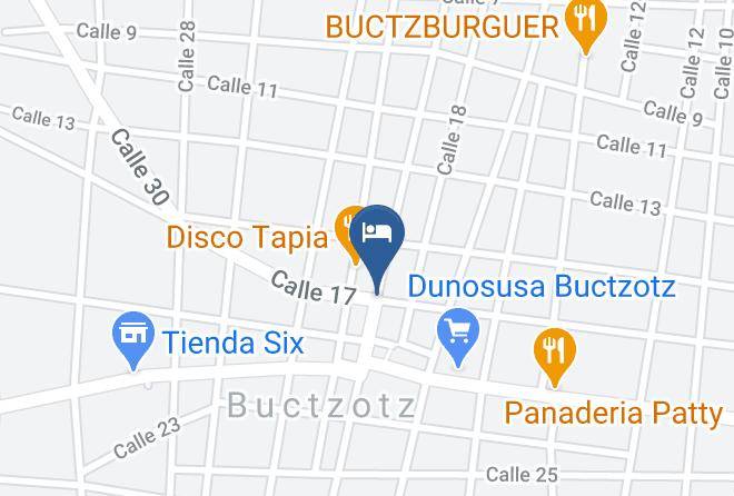 Buctzotz - Hotel Tapia Maps