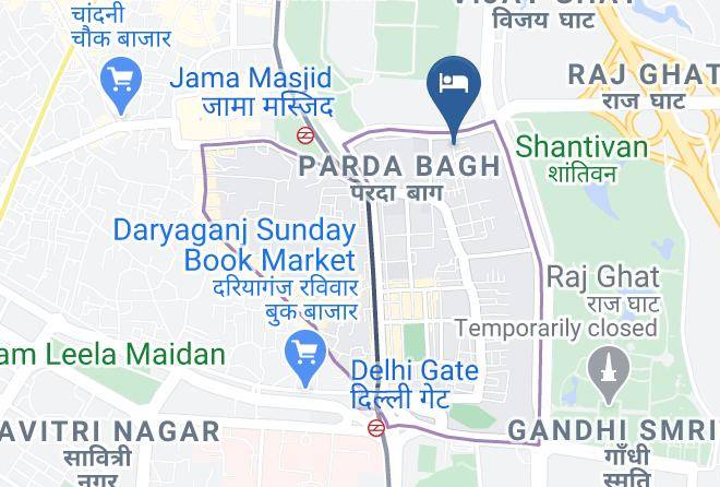 New Delhi - Hotel Tara Palace Daryaganj Maps