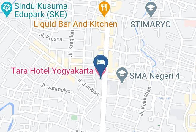 Kota Yogyakarta - Tara Hotel Yogyakarta Maps