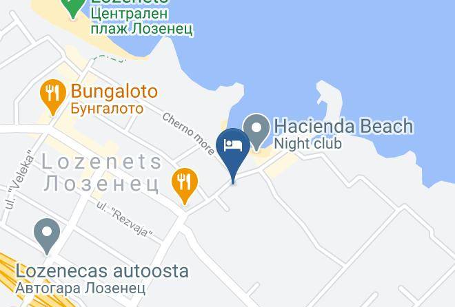 Tsarevo - Hotel Tarfa Maps