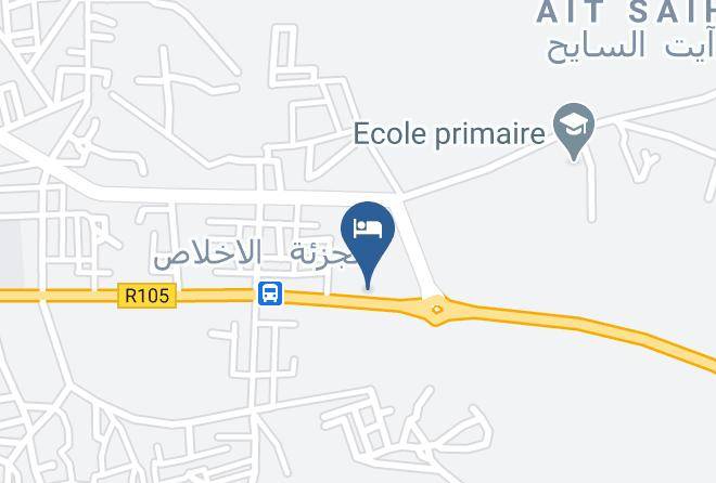 Souss Massa Draa - Hotel Targant Maps