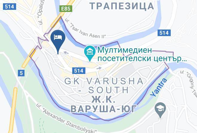 Veliko Tarnovo - Hotel Tarnava Maps