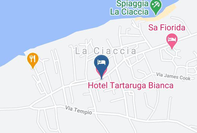 Sassari - Hotel Tartaruga Bianca Maps