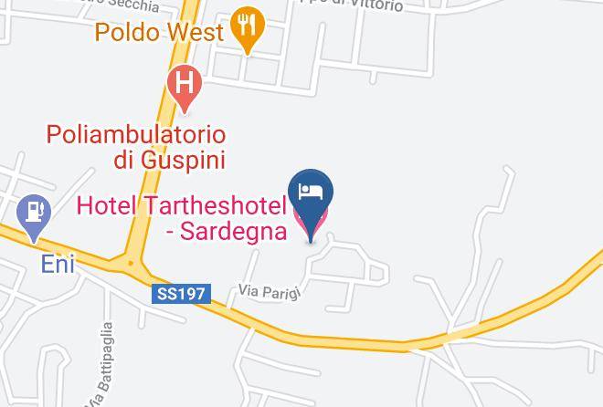 Province Of South Sardinia - Hotel Tartheshotel Sardegna Maps