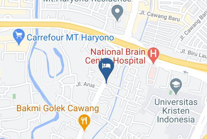 Jakarta Timur - Hotel Taruna Jaya Maps