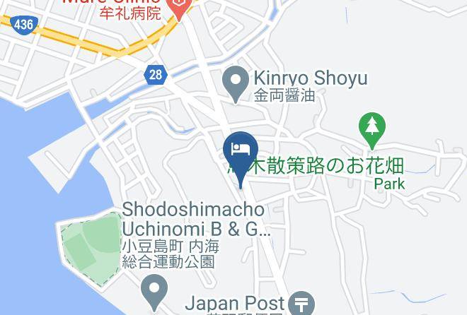 Shodoshima Townshozu District - Hotel Taruya Maps