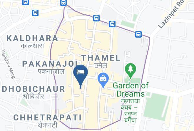 Kathmandu - Hotel Tashi Dhele Maps