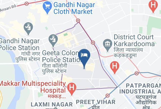 New Delhi - Hotel Tashkent Deluxe Maps