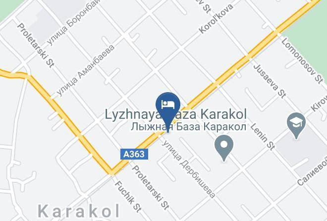 Karakol - Hotel Tashrabat Maps